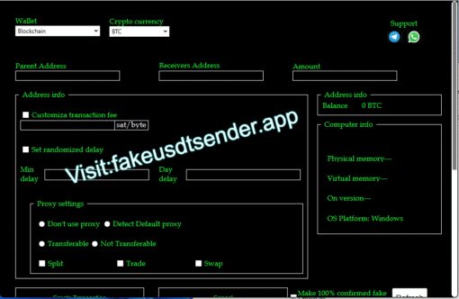 multi coin crypto flasher